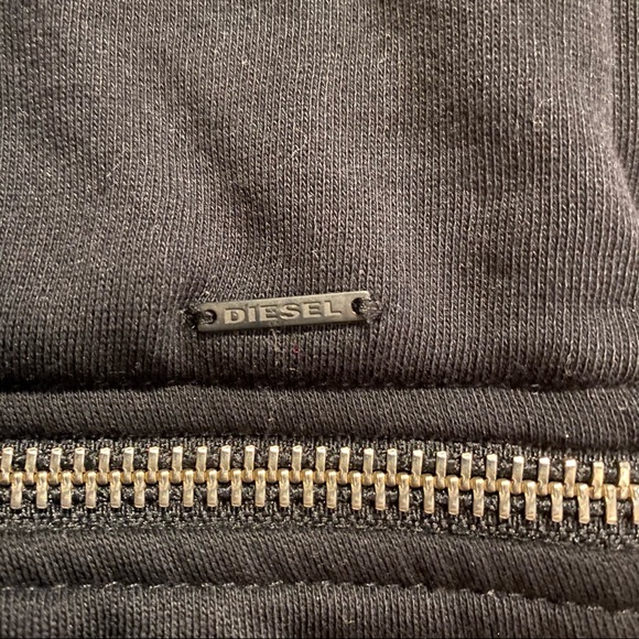 NWOT - DIESEL multi-zip tech heavy weight hoodie - Sz Small - Picture 4 of 6